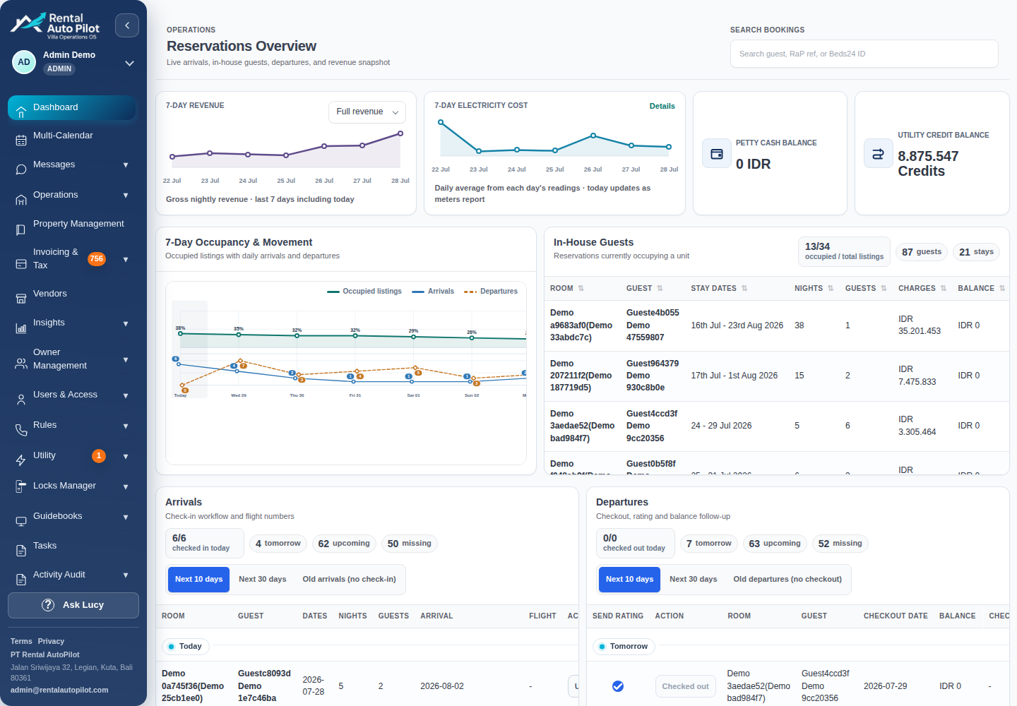 Rental AutoPilot reservations and operations overview